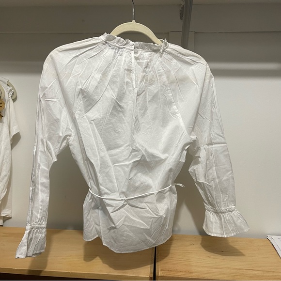 NWT Long-sleeve 100% cotton blouse - Picture 4 of 4